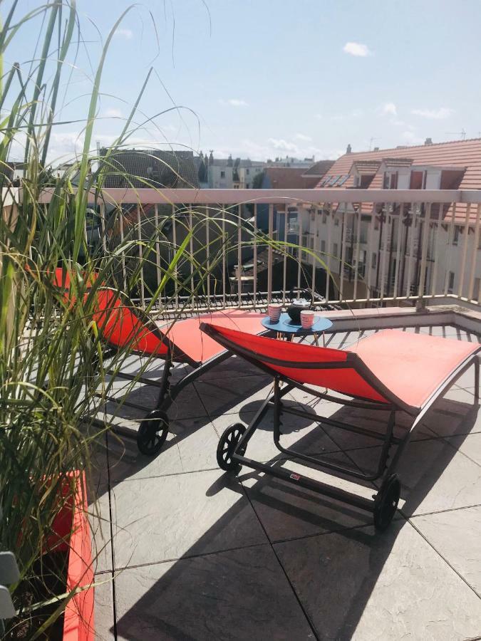 La Terrasse Vue Mer Du 42 Ferber, Plein Sud Wifi Wimereux Exterior foto